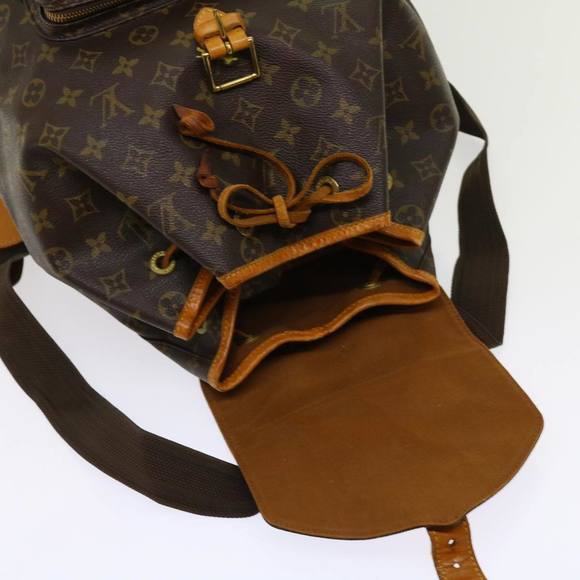 LOUIS VUITTON Monogram Montsouris GM Backpack M51135 LV Auth 62513 - Picture 10 of 16